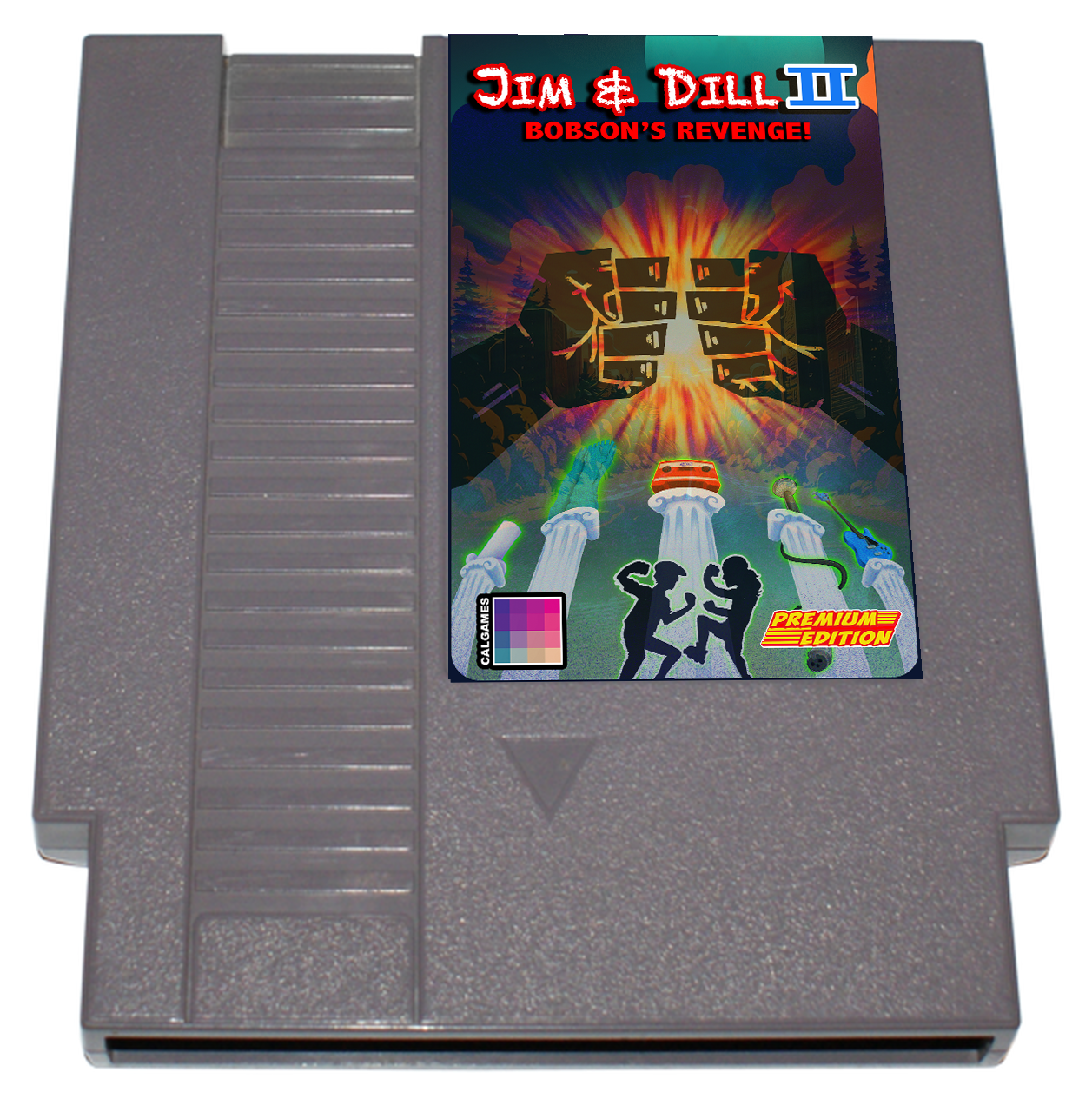 Jim & Dill II: Bobson's Revenge - NES Release Standard & Silver