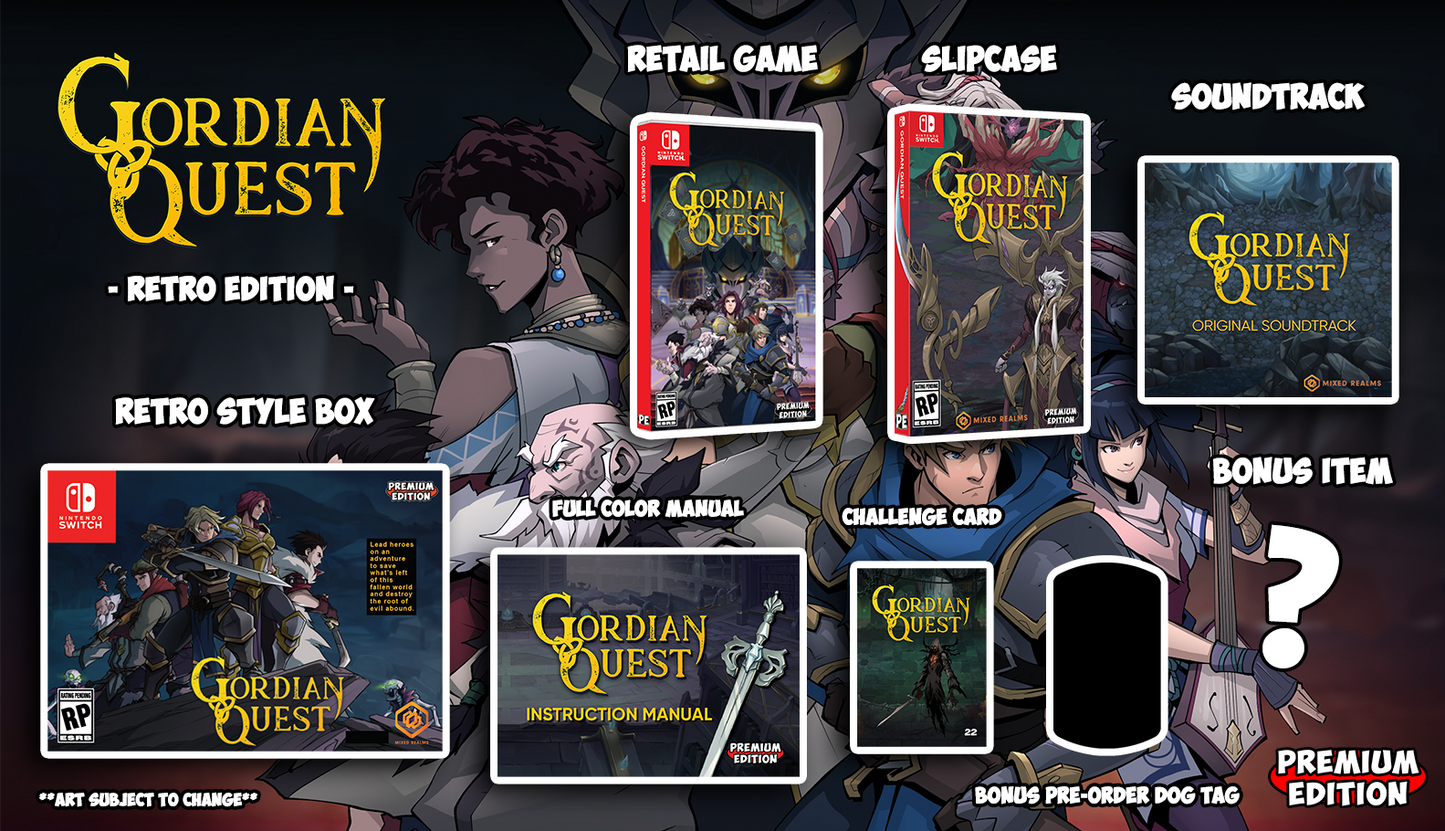 Gordian Quest - Retro Edition (PRE-ORDER)