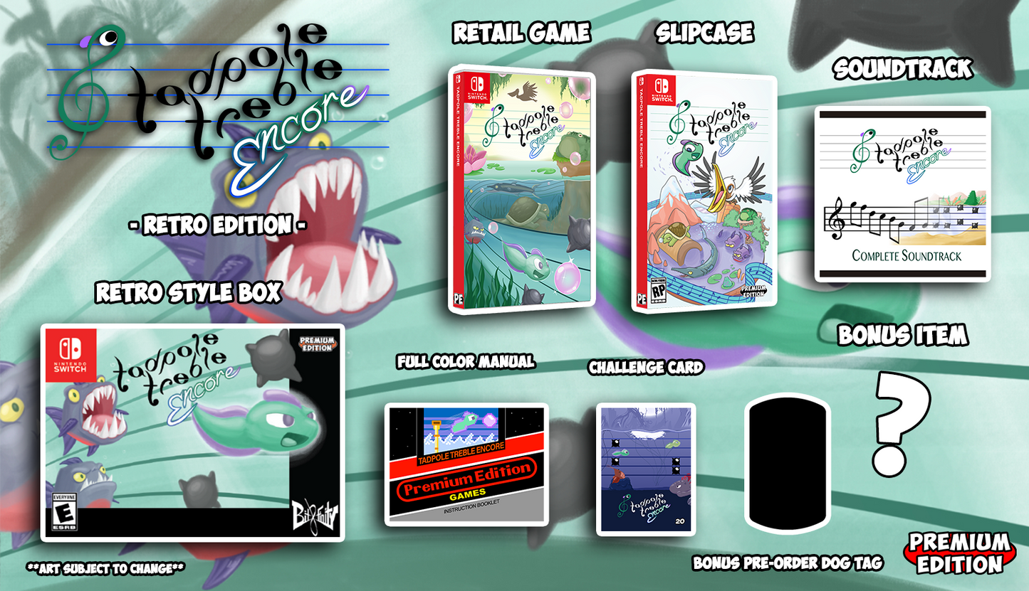 Tadpole Treble Encore - Retro Edition (PRE-ORDER)