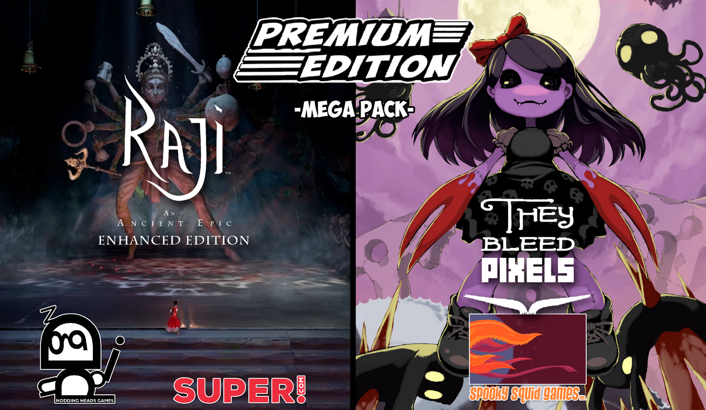 Raji & They Bleed Pixels Preorder Mega Pack!