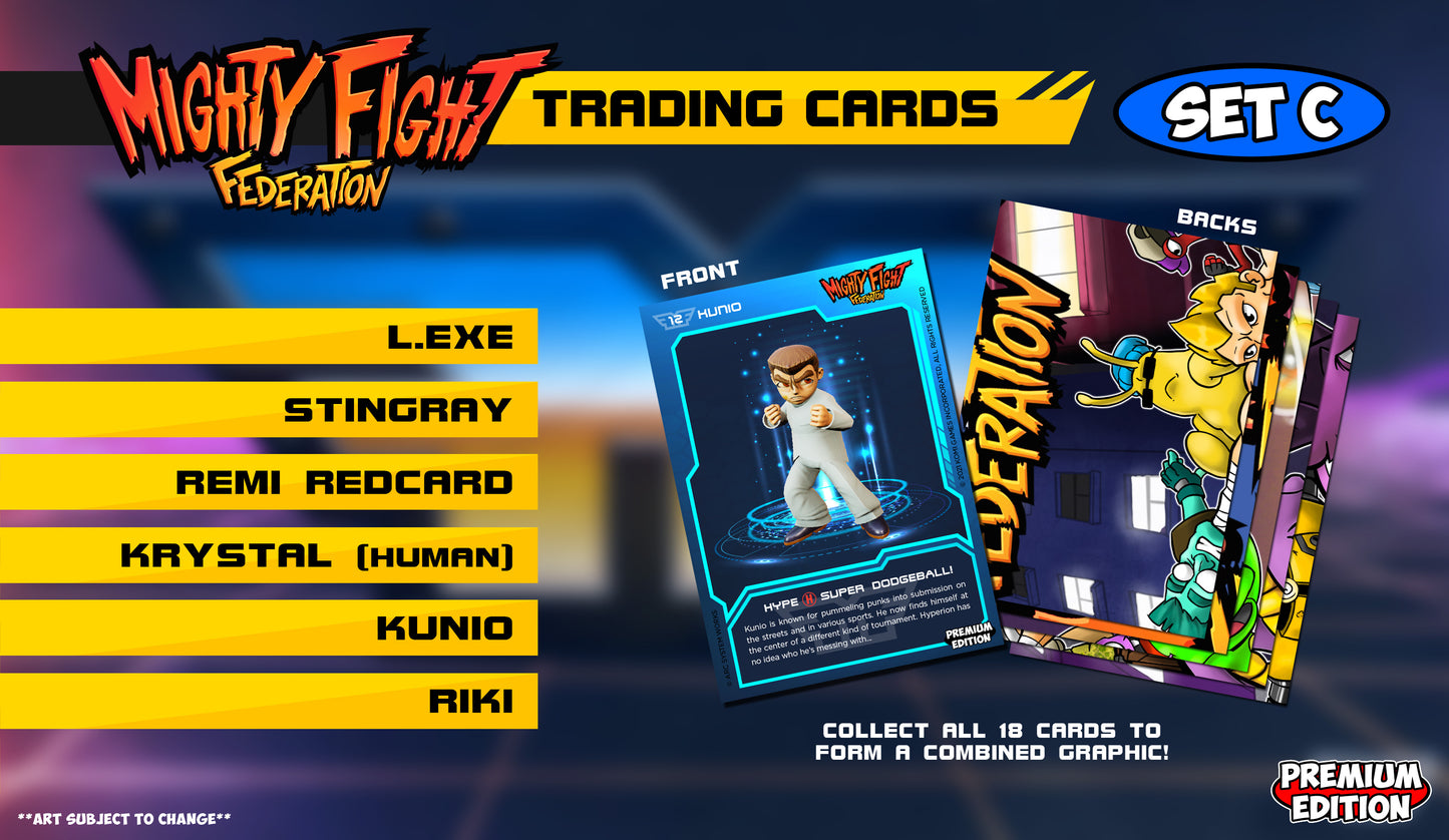 Mighty Fight Federation - Complete Trading Card Set Bundle