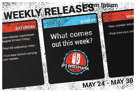 Week of May 24th, 2020 Nintendo Switch Physical Releases & Limited Preorders