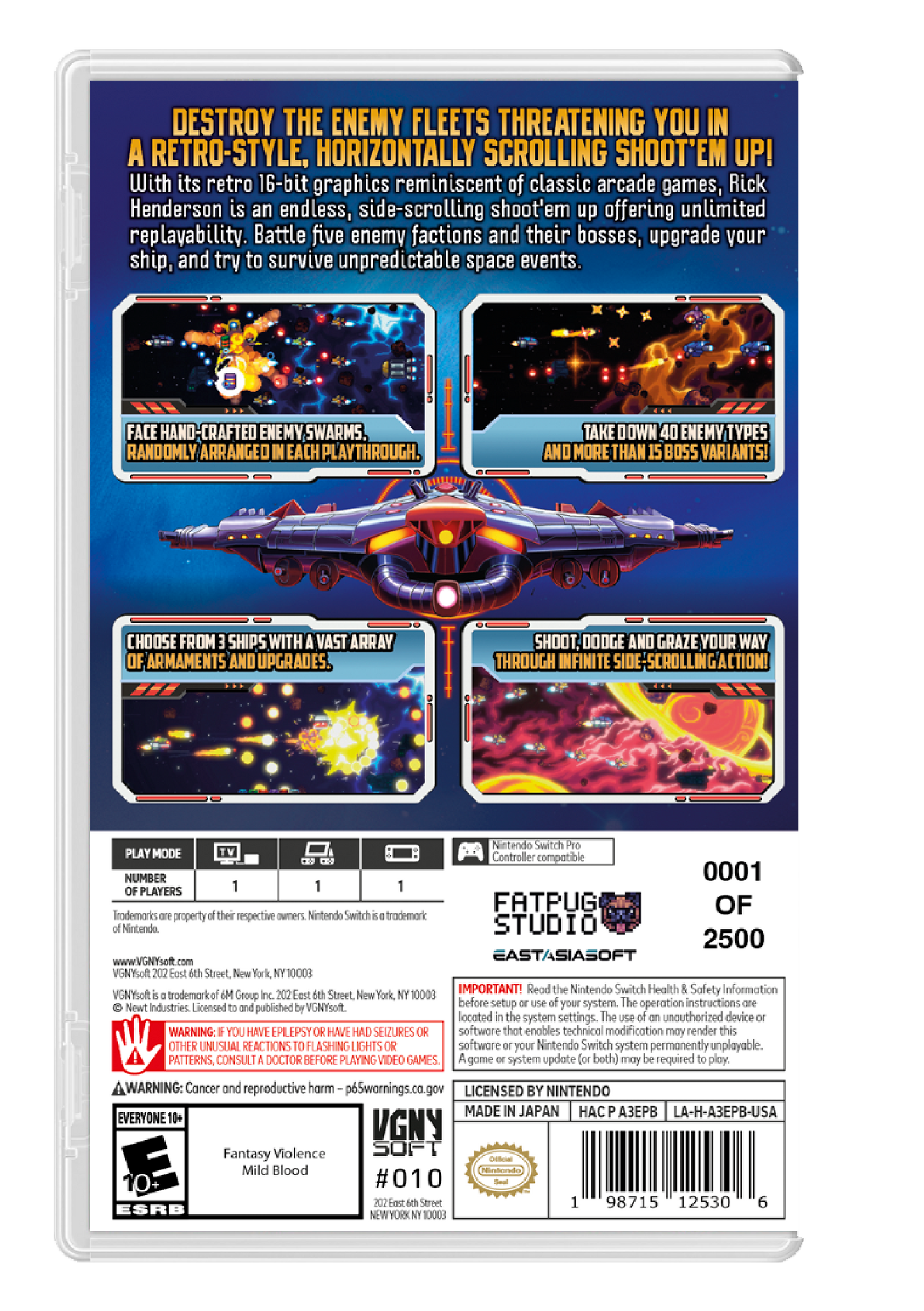 Rick Henderson (Extra Elite Edition) [Nintendo Switch]