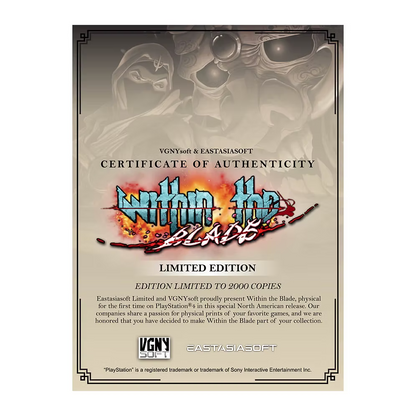 Within the Blade [PlayStation 4]