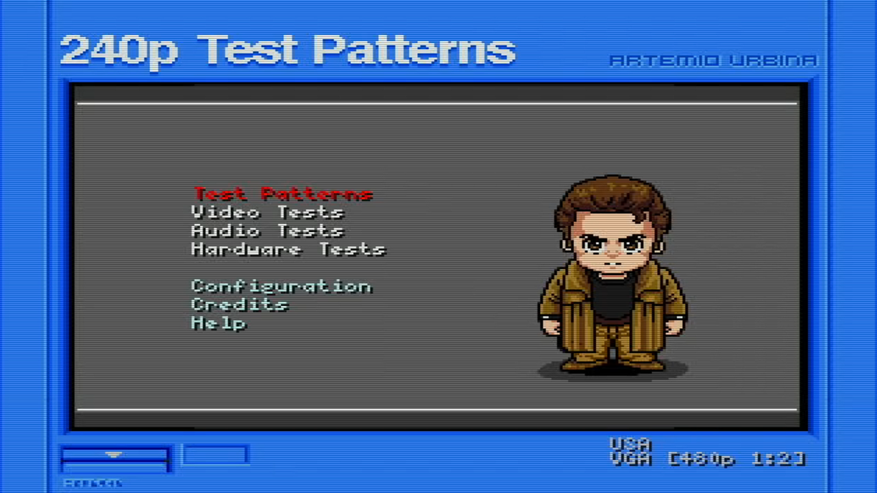 240P TEST SUITE [Sega Dreamcast]