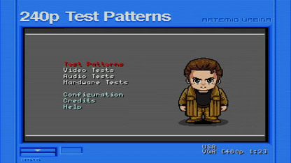 240P TEST SUITE [Sega Dreamcast]