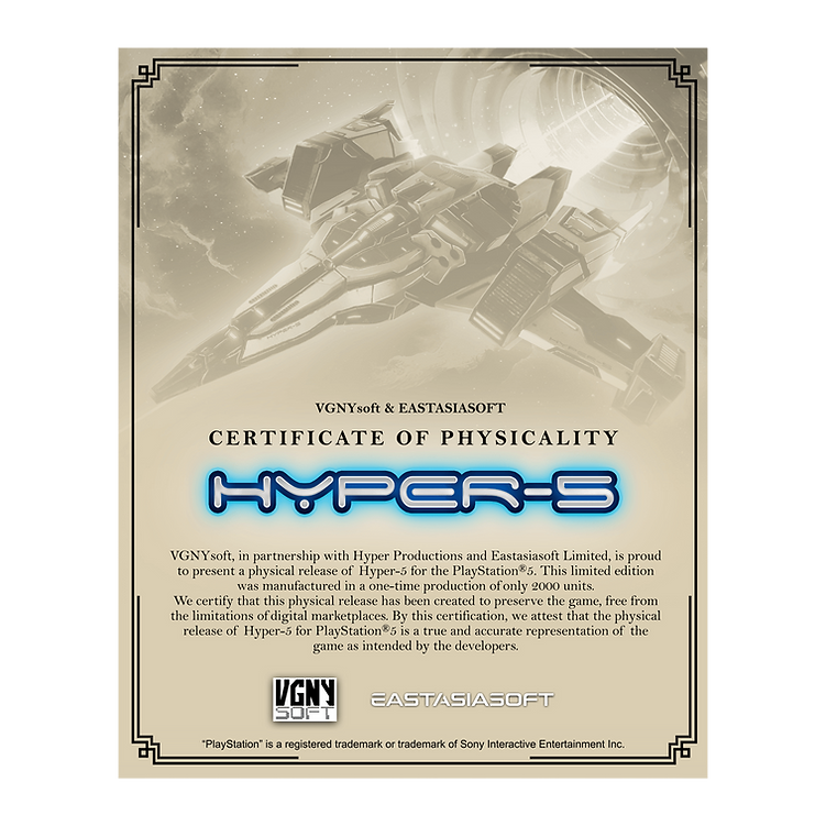 Hyper-5 [PlayStation 5]