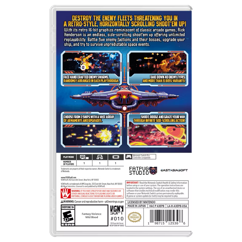 Rick Henderson (Standard Edition) [Nintendo Switch]