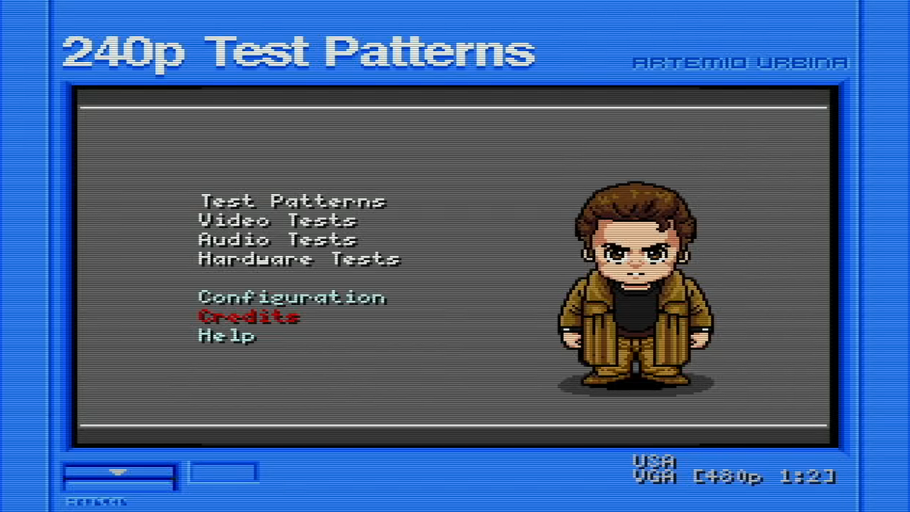 240P TEST SUITE [Sega Dreamcast]