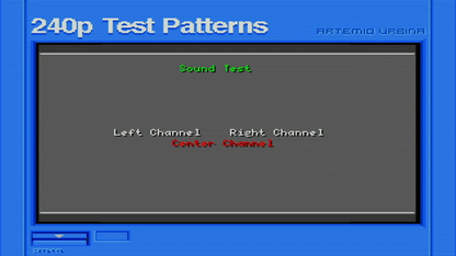 240P TEST SUITE [Sega Dreamcast]
