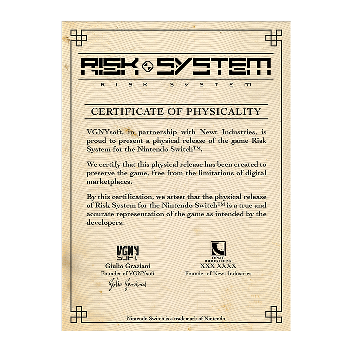 Risk System Elite Edition [Nintendo Switch]