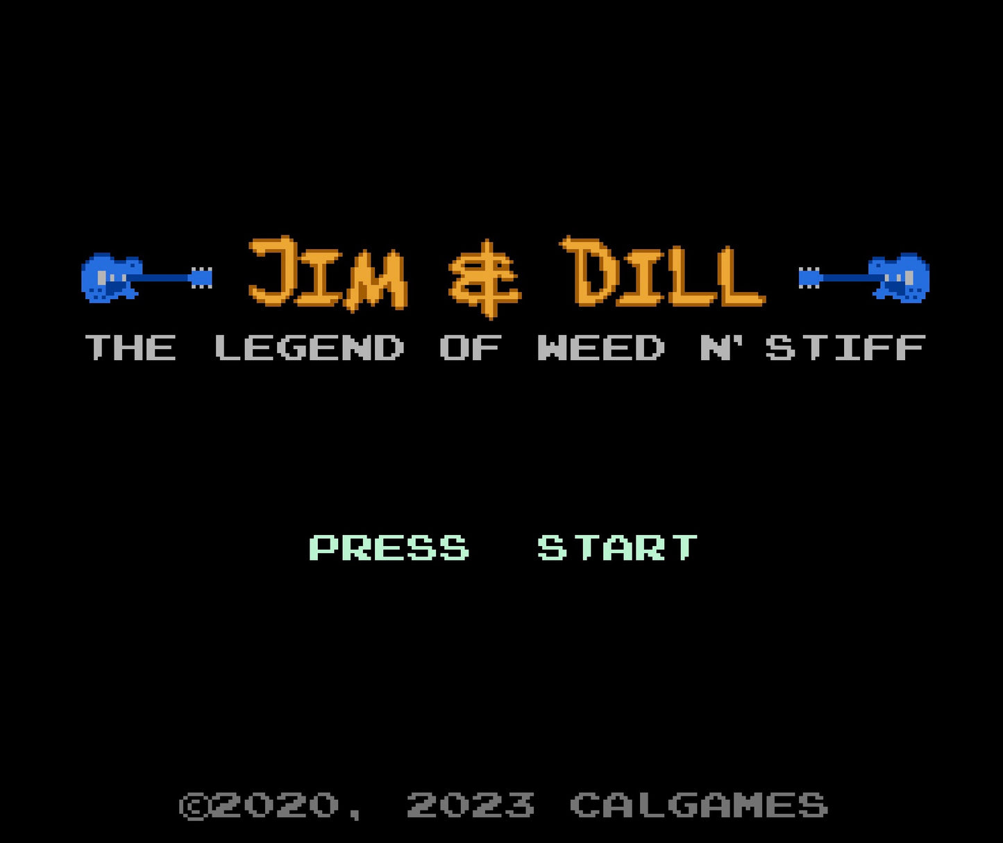 Jim & Dill  The Legend of Weed N' Stiff - NES Release Standard & Silver