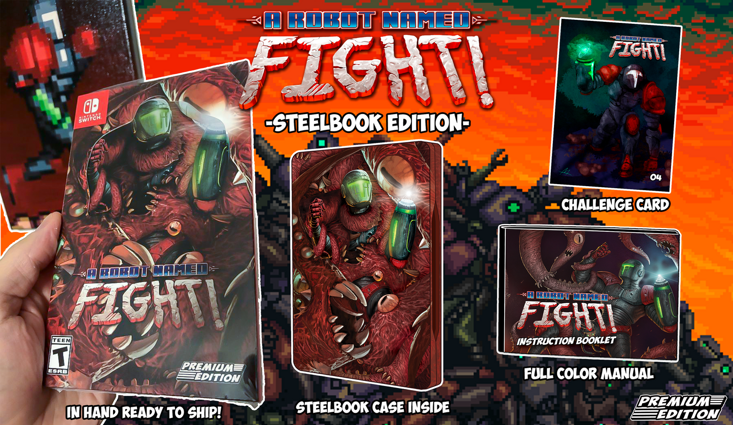 A Robot Named Fight! - Steelbook Edition