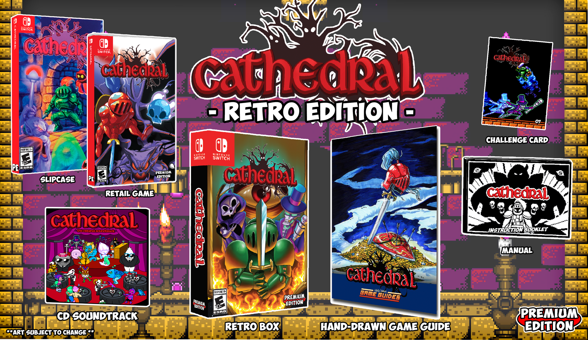 Cathedral Nintendo Switch Release 07 Retro Edition Premium