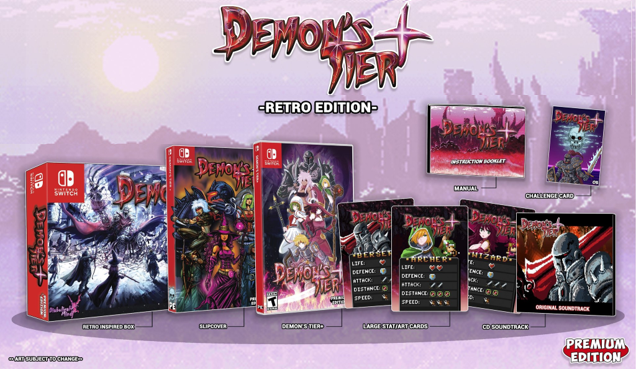 Demon's Tier + Switch 新品未開封 スイッチ Demon's Tier+ - Nintendo Switch Release #03 - Retro Edition