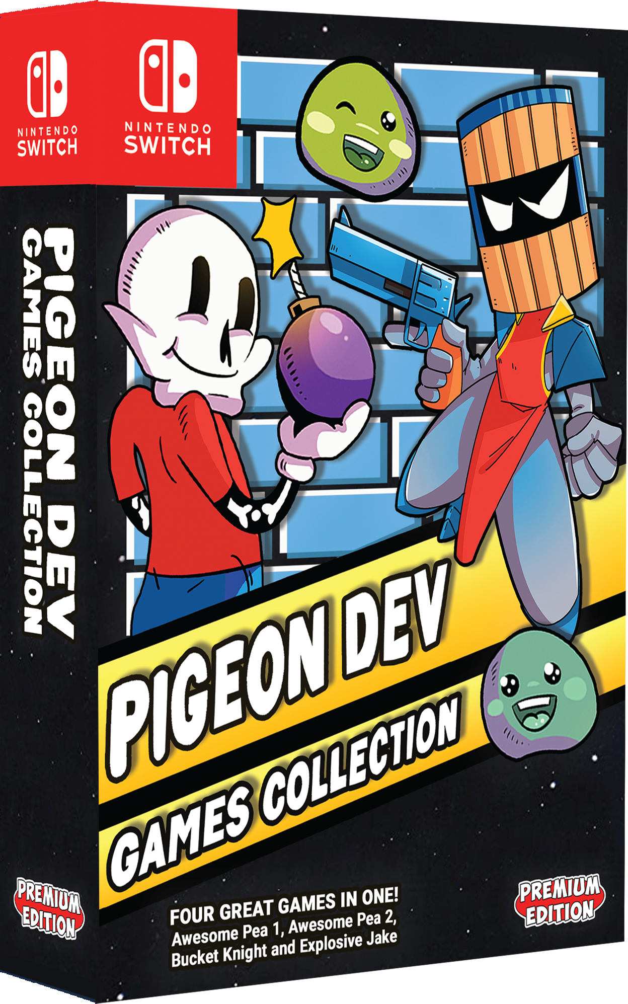 Pigeon Dev Games Collection (Quad Pack) - Retro Edition