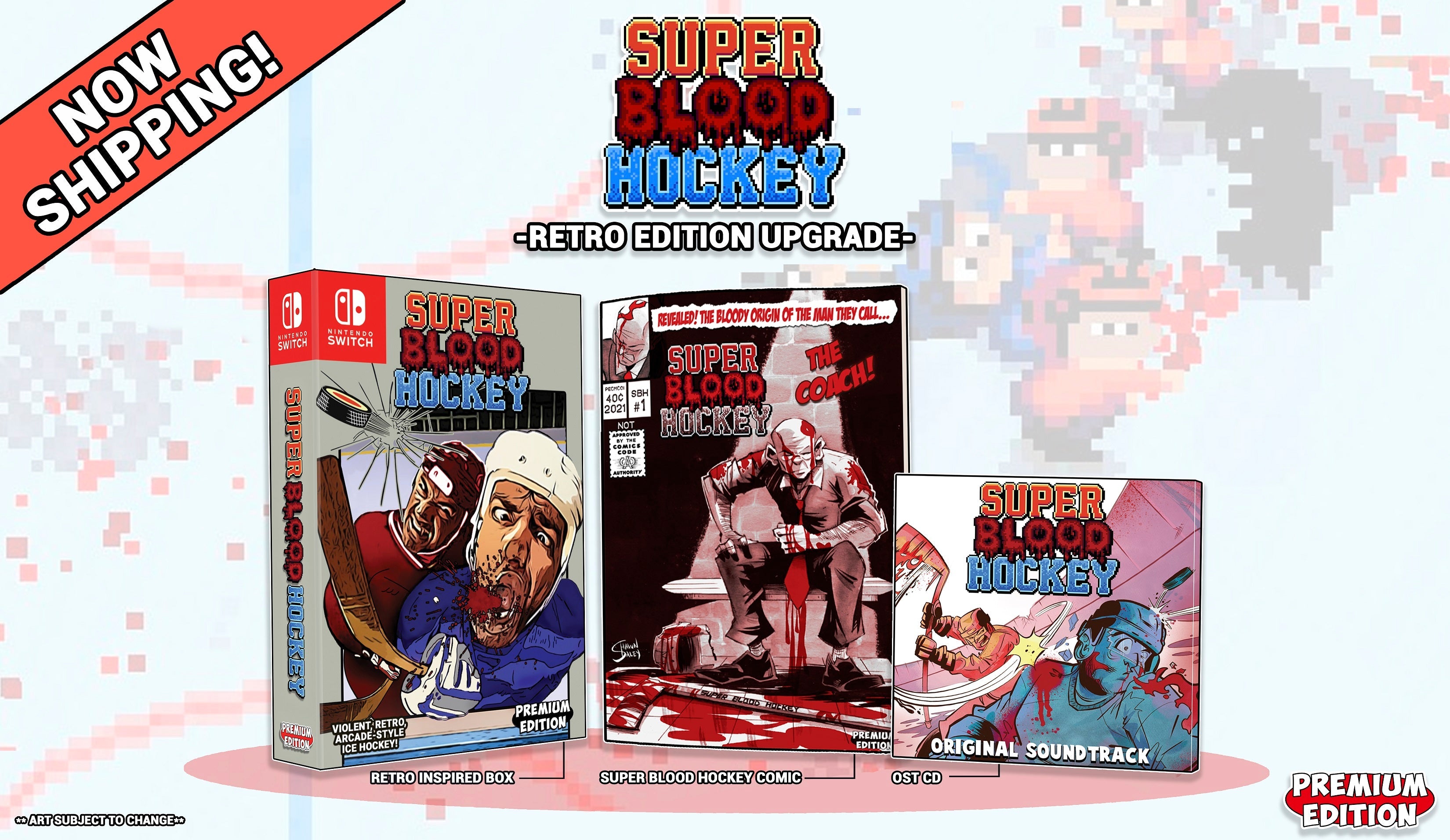 Super Blood Hockey - Nintendo Switch Release #01 - Retro Edition