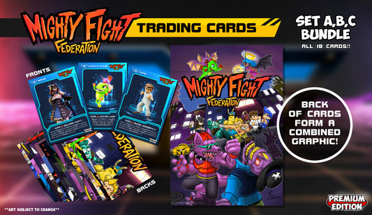Mighty Fight Federation - Complete Trading Card Set Bundle
